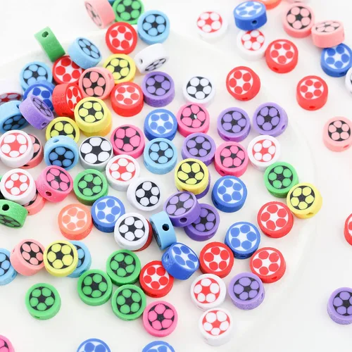 Miniatura 38 de 100 piezas de cuentas espaciadoras de arcilla polimérica de animales para joyería de mujer, pulseras, collares, aretes, accesorios de bricolaje