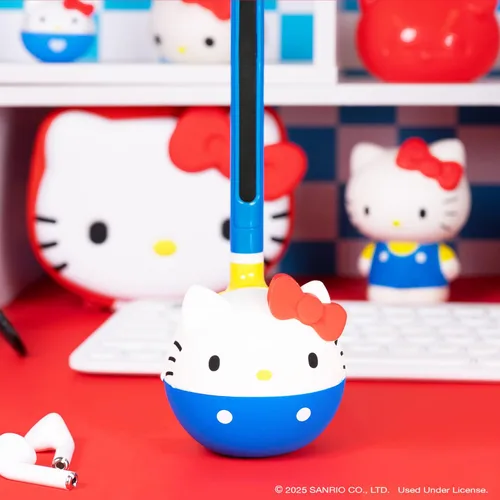 Miniatura 6 de Otamatone Classic Hello Kitty [licencia oficial de Sanrio] Instrumento musical electrónico de personaje japonés Sintetizador portátil de Japón Maywa