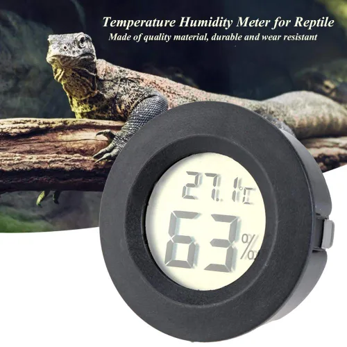 Miniatura 5 de Paquete de 6 mini higrómetros termómetro digital LCD monitor de humedad para interiores y exteriores, medidor de humedad para humidificadores
