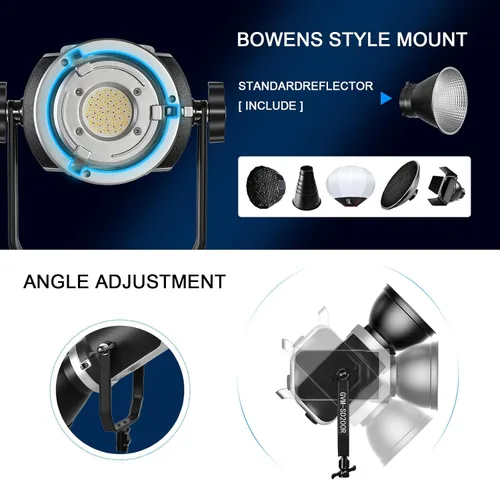 Miniatura 6 de GVM - Kit de luz de video RGB de 200 W, luz de estudio LED bicolor con caja de luz de linterna de 26 pulgadas, iluminación de fotografía