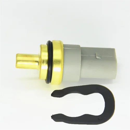 2 pines de calidad original fabricado en Alemania sensor de temperatura del refrigerante y clip y junta tórica 06A919501A 158-0784 para Audi A3 A4