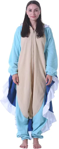 Miniatura 3 de DarkCom Pijama de una pieza de animal para mujer y hombre, disfraz de Halloween, ropa de dormir de Navidad