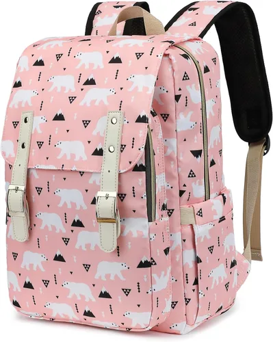Miniatura 12 de Bee - Mochila para laptop para mujeres y niñas, mochila escolar universitaria de 15.6 pulgadas, mochila informal de viaje, tamaño grande