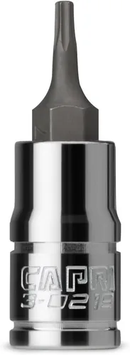 Miniatura 7 de Capri Tools T6 Star Bit Socket, unidad de 1/4 pulgadas