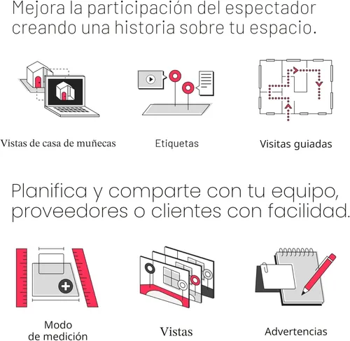 Miniatura 7 de Matterport Pro3 - Kit de rendimiento de cámara digital 3D Lidar para crear experiencias profesionales de recorrido virtual 3D con vistas de 360