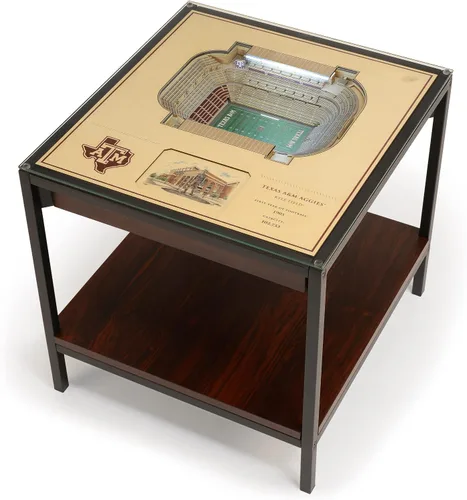 Miniatura 13 de YouTheFan NCAA - Mesa auxiliar iluminada StadiumView de 25 capas