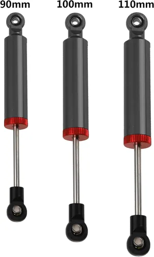 Miniatura 7 de 4 piezas de amortiguadores de choque para coche RC, amortiguadores de resorte interno, piezas de actualización compatibles con Axial SCX10 Traxxas