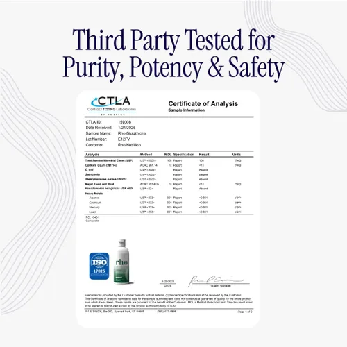 Miniatura 6 de Rho Nutrition Glutatión liposomal: suplemento líquido de glutatión de ultra alta absorción, apoya la desintoxicación natural, el sistema