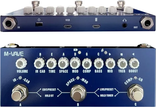 Miniatura 13 de SharkChili Fuzz Single Effect True Bypass para guitarra eléctrica Overdrive (sin fuente de alimentación)