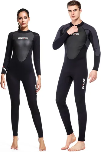 Miniatura 5 de ZCCO Traje de neopreno para hombres y mujeres, traje húmedo de cuerpo completo de 3/0.079 in para buceo, surf, esnórquel, kayak y deportes de agua