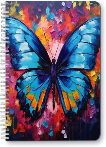 Miniatura 18 de Cuaderno de espiral, doble alambre en espiral, diario de composición escolar, suministros para la escuela y la oficina, 100 páginas, 5.71 x 8.26