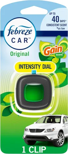 Miniatura 12 de Febreze Ambientador para automóvil, juego de 5 clips de aroma de ganancia más estuche de almacenamiento adicional