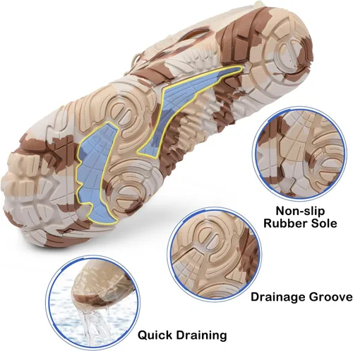 Miniatura 5 de Scurtain - Zapatos de agua unisex para hombre y mujer, de secado rápido, sensación de pies descalzos, zapatos acuáticos deportivos, para senderismo