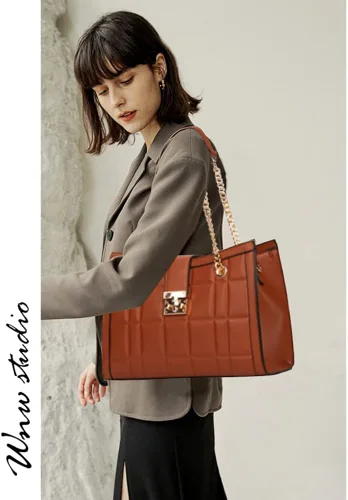 Miniatura 2 de Juego de bolsos de moda para mujer, de cuero, acolchado, para el trabajo, regalo