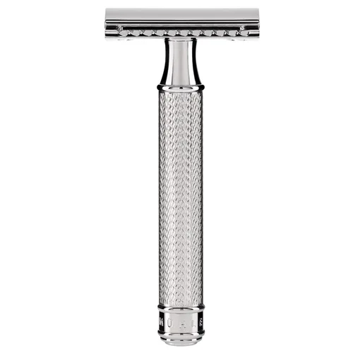 MÜHLE Maquinilla de afeitar de seguridad tradicional R89 de doble filo (peine cerrado) | Perfecta para uso diario | Afeitado cerrado y suave de