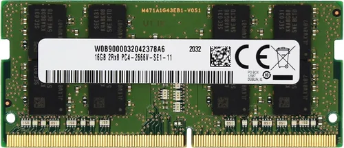 Original de fábrica 16 GB (1 x 16 GB) compatible con HP Pavillion 17 DDR4 2666MHz PC4-21300 SODIMM 2Rx8 CL19 1.2v portátil portátil RAM módulo de