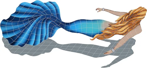 Miniatura 3 de Mosaico de cerámica para piscina de sirena de natación (24 "x 60")