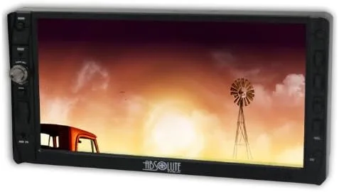 Miniatura 8 de Absolute DD-3000ABT Receptor reproductor de DVD multimedia de doble DIN de 7 pulgadas con pantalla táctil y panel frontal desmontable Bluetooth