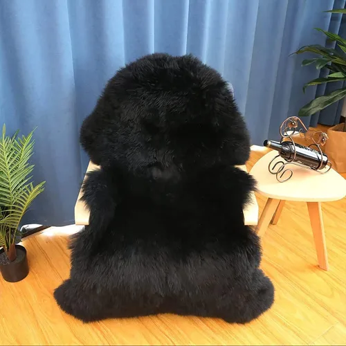 Miniatura 17 de WL&ALLEN Alfombra grande de piel de oveja auténtica gruesa y exuberante de 3 pulgadas de pelo, lujosas pieles australianas Alfombras de lana
