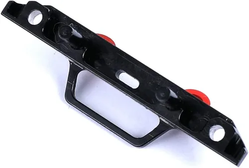 Miniatura 5 de Parachoques delantero de aleación de aluminio para Axial SCX24 Deadbolt AXI90081 1/24 RC Crawler Car Upgrades (negro)
