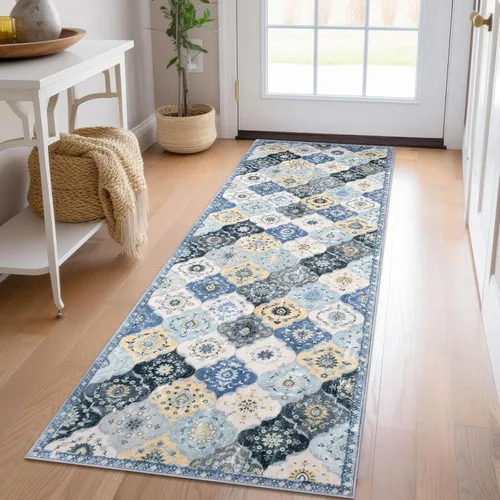 Miniatura 29 de KILOCOCO Alfombra de Pasillo 2x6, Alfombra de Pasillo Marroquí Súper Suave Lavable para Pasillo de Entrada, Alfombra de Cocina de Pasillo de Lana