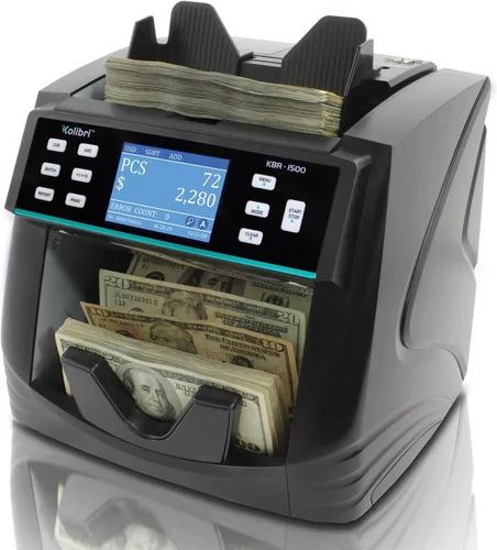 Kolibri Máquina de contador de dinero de billetes mixtos todo en uno, detección de falsificaciones, contador de monedas mixtas