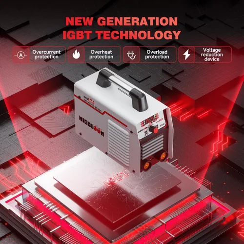 Miniatura 7 de Soldador de palo 165A 110V/220V Máquina de soldadura de arco portátil IGBT inversor pequeño mini soldador con arranque en caliente, fuerza de ARC