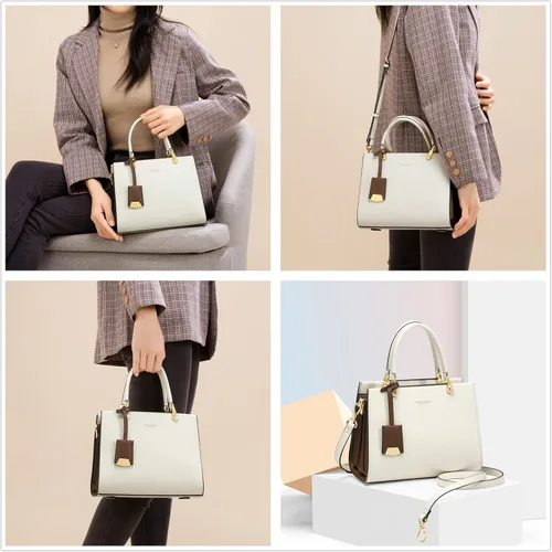 Miniatura 7 de Cnoles Bolsos de mano para mujer, de gran capacidad, bolso de hombro con asa para mujer