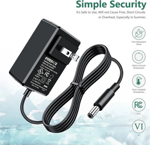 Miniatura 3 de Adaptador de CA con certificación UL, cargador de batería de repuesto para taladro inalámbrico rosa, kit de herramientas de destornillador eléctrico