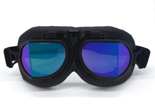 Miniatura 10 de Gafas Vintage para Motocicleta Antivaho y Antiimpacto Protección UV Gafas de Aviador Piloto, Adulto Carreras Voladores Equitación Arena y Polvo