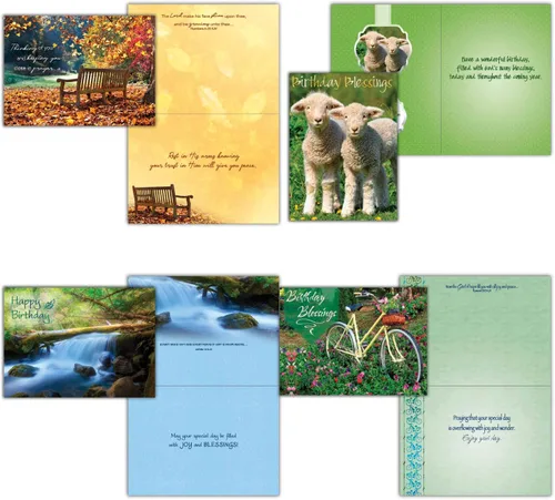 Miniatura 6 de 48 tarjetas de felicitación religiosas para todas las ocasiones, paquete económico 1, versión King James, tarjetas de felicitación basadas en la fe