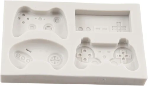 Miniatura 5 de Controlador de juego Molde de fondant para videojuegos, Gamepad de silicona, chocolate, caramelo, para juego, fiesta, decoración de pasteles