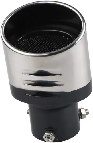 Miniatura 2 de Tubos de punta de silenciador de escape de coche de acero inoxidable universal tipo recto atornillado para tubos de 1.5 a 2.1 pulgadas de diámetro