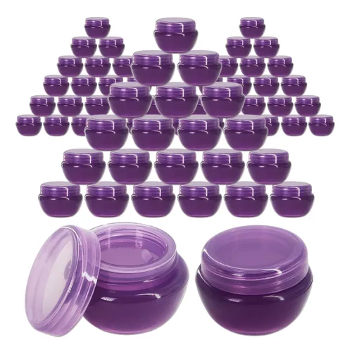 Miniatura 10 de Beauticom - Frascos (0.35 oz / 0.3 fl oz) esmerilados con revestimiento interior para guardar exfoliantes, aceites, ungüentos, cremas, lociones