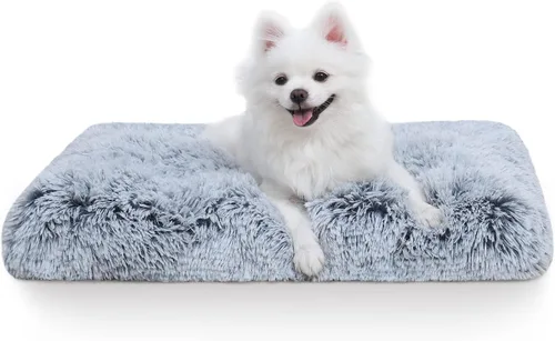 Miniatura 14 de Vonabem Alfombrilla para Jaula de Perro Grande 36 Pulgadas, Cama Lavable para Jaula para Perros Grandes y Medianos, Alfombrillas Suave de Felpa