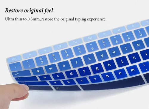 Miniatura 4 de ASUS Chromebook Funda para teclado - 14" CX1/Flip C434/C433, piel y funda, color azul degradado azul (Gradual Blue)
