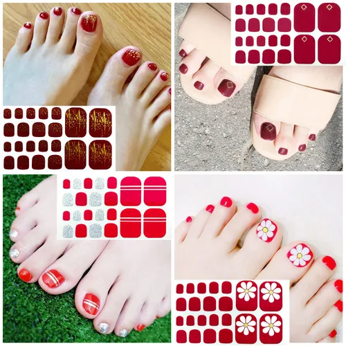 Miniatura 5 de 440 puntas, 20 hojas de calcomanías de uñas de gel para mujeres, calcomanías de uñas de gel con estampado de mármol, tiras autoadhesivas de esmalte