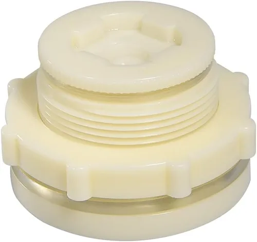 Miniatura 9 de Quickun Adaptador de conector de tanque de agua de mamparo ABS de 1 pulgada con enchufes a granel de montaje de tubería (juego de 4)