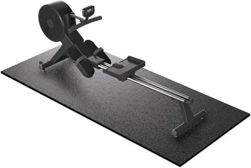 Miniatura 10 de Tapete para caminadora, 7'x3'/6'x3'/6'x2.5'/5.6'x2'/4'x2', 6mm de grosor, alfombrilla de equipo de ejercicio para gimnasio para piso de madera