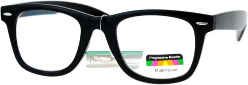 Miniatura 2 de SA106 Gafas de lectura progresivas retro con borde de cuerno multi 3 Focus