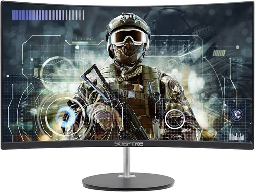 Miniatura 9 de Sceptre - Monitor curvo de 24 pulgadas, 75Hz, LED, para videojuegos, Full HD, 1080P, HDMI, VGA, con altavoces, montaje de pared VESA listo
