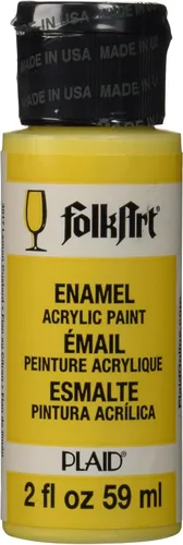 Miniatura 32 de FolkArt Pintura esmaltada para vidrio y cerámica en varios colores (2 onzas), 4013, grano de café Granos de café