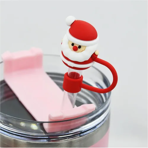 Miniatura 3 de Tapa con pajita para vaso Stanley, Tapa para pajita compatible para vaso de 30 y 40 oz con asa, tapas reutilizables a prueba de polvo de 10 mm 0.4