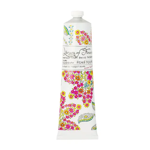Library of Flowers Handcreme - Crema de manos perfumada para mujeres, loción hidratante de manos para manos secas, manteca de karité y manteca de