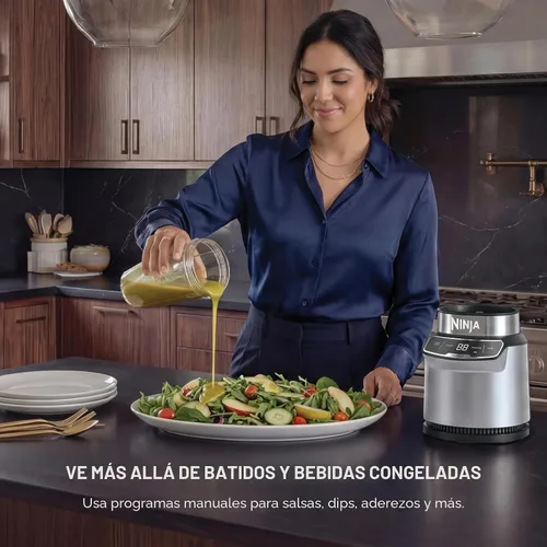 Miniatura 9 de Ninja Licuadora Nutri Pro Una porción Para batidos, salsa, batidos y bebidas congeladas Incluye 2 tazas y tapas para batidos Tritura