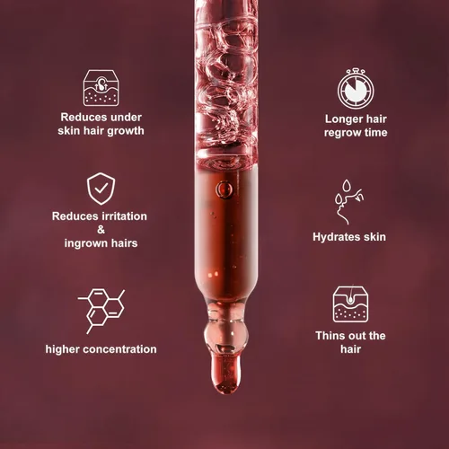 Miniatura 4 de Red Egyptian Cyperus Rotundus Suero depilatorio Aceite concentrado de Saad rojo puro Inhibidor del crecimiento del cabello Cuidado poscera