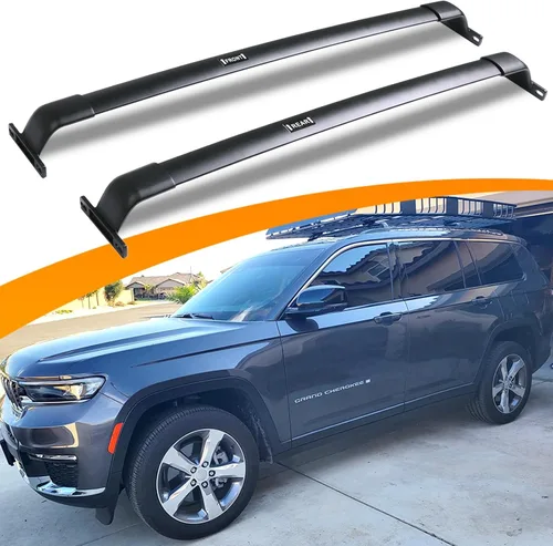 Barras de techo Snailfly para 2021 2022 2023 2024 2025 2026 Jeep Grand Cherokee L de 3 filas y 2022 2023 2024 2025 2026 Jeep Grand Cherokee de 2