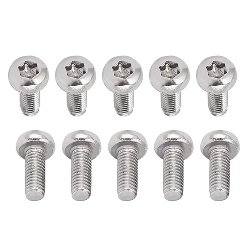 Miniatura 49 de DTGN Tornillos Torx de cabeza plana M1.0.236x0.118 in (DXL), paquete de 20, buenos para maquinaria, sujetadores de seguridad Torx de acero