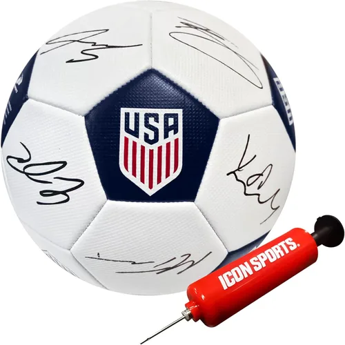 Miniatura 14 de Icon Sports Balón de fútbol oficial de la Federación de Fútbol de USA83BL-Blanco