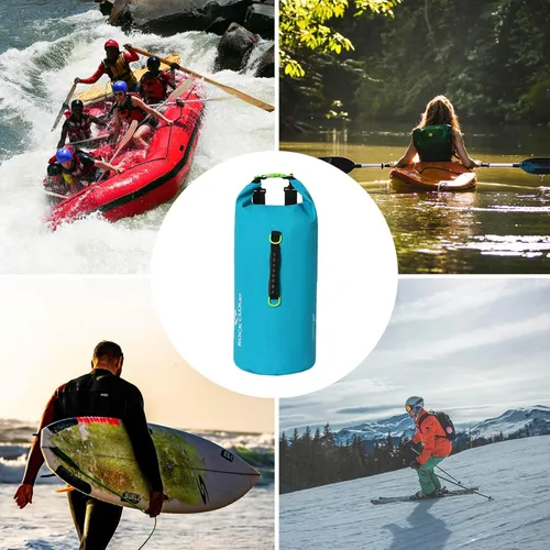 Miniatura 8 de ROCK CLOUD Bolsa seca impermeable de 20L para kayak, rafting, navegación, playa, surf, natación, canoa, camping, senderismo, pesca, esquí